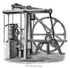Rotary Steam Engine. /Njames Watt'S (1736-1819) First Rotary Steam Engine. Wood Engraving, 19Th Century. Poster Print by Granger Collection - Item # VARGRC0004137