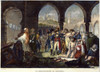 Napoleon In Jaffa, 1799. /N'Napoleon Bonaparte Visiting The Plague Stricken At Jaffa.' Color Steel Engraving After A Painting By Baron Antoine-Jean Gros, 1804. Poster Print by Granger Collection - Item # VARGRC0065822