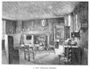 Colonial Kitchen. /Nan 18Th Century New England Kitchen. Wood Engraving, 1882. Poster Print by Granger Collection - Item # VARGRC0054543