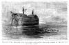 British Prison Ship, 1770S. /Nfive Americans Escaping From The British Prison Ship 'Jersey,' Anchored In The East River, New York, During The Revolutionary War. Wood Engraving, American, 1838. Poster Print by Granger Collection - Item # VARGRC0131407
