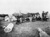 Cowboys, C1902. /Na Group Of Cowboys Eating Breakfast In Front Of A Chuckwagon On The Great Plains. Photograph, C1902. Poster Print by Granger Collection - Item # VARGRC0125532