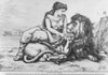 Cartoon: Alabama Claims. /N'The British Lion Disarmed.' Columbia Trims The Claws Of A British Lion Using Clippers Labeled 'Alabama Claims.' Wood Engraving By Thomas Nast, 1868. Poster Print by Granger Collection - Item # VARGRC0265713