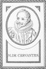 Miguel De Cervantes /N(1547-1616). Spanish Novelist. Etching, French, 18Th Century, After A Painting. Poster Print by Granger Collection - Item # VARGRC0027890