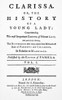 Richardson: Clarissa. /Ntitle Page Of The First Volume Of The First Edition Of Samuel Richardson'S Clarissa, London, England, 1748. Poster Print by Granger Collection - Item # VARGRC0015681