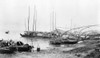 Chinese Junk, C1918. /Nchinese Junk Tied To Yangtze River Bank, China. Photograph, C1918. Poster Print by Granger Collection - Item # VARGRC0113925
