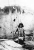 Hopi Man, 1897. /Na Hopi Man Wearing A Breechcloth And Body Paint, Standing On A Ladder At The Entrance To The Antelope Kiva In The Village Of Oraibi, Arizona. Photographed In 1897. Poster Print by Granger Collection - Item # VARGRC0173427