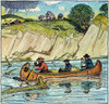 Father Jacques Marquette. /Nfather Jacques Marquette And Louis Jolliet Descending The Mississippi River: Drawing By Charles W. Jefferys. Poster Print by Granger Collection - Item # VARGRC0061844 Father Jacques Marquette. /Nfather Jacques Marquette And Louis Jolliet Descending The Mississippi River: Drawing By Charles W. Jefferys. Poster Print by Granger Collection - Item # VARGRC0061844