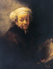 Rembrandt Van Rijn. /N(1606-1669). Dutch Painter And Etcher. Self-Portrait As St. Paul. Oil, 1661. Poster Print by Granger Collection - Item # VARGRC0041523