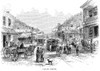 Arkansas: Hot Springs. /Nvalley Street In Hot Springs, Arkansas. Line Engraving, 1878. Poster Print by Granger Collection - Item # VARGRC0081902