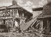 World War I: House Bombed. /Na German Bomb Dropped During An Air Raid Destroyed This Home And Killed Two Children, London, England. Photograph, C1916. Poster Print by Granger Collection - Item # VARGRC0409089