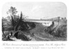 Niagara Falls, C1860. /Nthe International Railway Suspension Bridge Over The Niagara River. Line Engraving, C1860, By De Lay Glover. Poster Print by Granger Collection - Item # VARGRC0029206