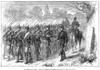 Siege Of Paris, 1870. /Nthe 24Th Prussian Regiment Returning From The Siege Of Paris During The Franco-Prussian War. Wood Engraving From An English Newspaper Of 1870. Poster Print by Granger Collection - Item # VARGRC0003215