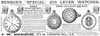 Pocket Watches, 1888. /Nadvertisement For Pocket Watches, English, 1888. Poster Print by Granger Collection - Item # VARGRC0080388