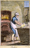 Colonial Baker, 18Th C. /Na Colonial American Baker. Color Line Engraving, Late 18Th Century. Poster Print by Granger Collection - Item # VARGRC0008062