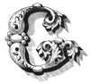 Decorative Initial: G. /Nfrench, Mid-19Th Century. Poster Print by Granger Collection - Item # VARGRC0080487