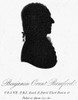 Benjamin Thompson /N(1753-1814). Count Rumford. American Physicist, Inventor And Adventurer. Silhouette Etching, C1800. Poster Print by Granger Collection - Item # VARGRC0071550