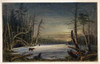 Catskill Winter Scene, 1839. /Nwinter Scene On The Catterskills: Steel Engraving, 1839, After A Drawing By William Henry Bartlett. Poster Print by Granger Collection - Item # VARGRC0047046