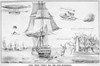 Gold Rush Cartoon, 1849. /N'The Way They Go To California.' Lithograph, 1859, By Nathaniel Currier. Poster Print by Granger Collection - Item # VARGRC0052181