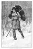 Turkey Hunter, 1884. /N'In Luck.' A Successful Hunter With A Turkey. Engraving, American, 1884. Poster Print by Granger Collection - Item # VARGRC0264629