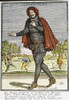 Scaramouche. /Nscaramouche, The Character From The Italian Commedia Dell'Arte: Line Engraving, French, 17Th Century. Poster Print by Granger Collection - Item # VARGRC0065073