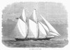 Yacht: Sappho, 1868. /Nthe American Yacht 'Sappho.' Wood Engraving, English, 1868. Poster Print by Granger Collection - Item # VARGRC0099829