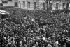 New York: Suffragettes. /Na Crowd Watching A Suffragette Demonstration Outside City Hall In New York City, 28 October 1908. Poster Print by Granger Collection - Item # VARGRC0130059