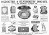 Housewares, 1892. /Nenglish Newspaper Advertisement For Goldsmiths' & Silversmiths' Company, 1892. Poster Print by Granger Collection - Item # VARGRC0090704