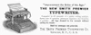 Typewriter Ad, 1890. /Namerican Magazine Advertisement, 1890, For The Smith Premier Typewriter. Poster Print by Granger Collection - Item # VARGRC0097723