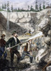 Mining In California, C1880. /Nhydraulic Mining In California. Wood Engraving, C1880. Poster Print by Granger Collection - Item # VARGRC0041288