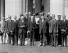 Coolidge: Red Cross, 1923. /Nu.S. President Calvin Coolidge (Front Row, Holding Top Hat) Meeting With A Delegation From The Red Cross, 24 September 1923. Poster Print by Granger Collection - Item # VARGRC0106584