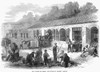 France: Winemaking, 1871. /Ngrapes Being Brought To Ch_teau Lafite For The Preparation Of The Famous Medoc Wine. Wood Engraving, English, 1871. Poster Print by Granger Collection - Item # VARGRC0017095