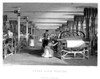 Textile Manufacture, 1834. /Npower Loom Weaving In A Lancashire Mill. Line Engraving, English. Poster Print by Granger Collection - Item # VARGRC0006152