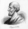 Hippocrates (C460-C377 B.C.). /Ngreek Physician. Line Engraving, English, 1825. Poster Print by Granger Collection - Item # VARGRC0004819