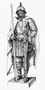 Warrior, 9Th Century. /Na Medieval Warrior Of The 9Th Century. Line Engraving. Poster Print by Granger Collection - Item # VARGRC0096135