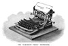 Daugherty Typewriter, 1895. /Nthe Daugherty Typewriter. Engraving, American, 1895. Poster Print by Granger Collection - Item # VARGRC0352936