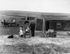 Nebraska: Settlers, 1887. /Nhomesteader James Scott And Family In Front Of Their Sod House Near Westerville, Custer County, Nebraska. Photograph By Solomon D. Butcher, 1887. Poster Print by Granger Collection - Item # VARGRC0176473