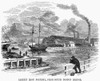 Boston: Foundry, 1855. /Ncyrus Alger'S Iron Foundry In Boston, Massachusetts. Wood Engraving, American, 1855. Poster Print by Granger Collection - Item # VARGRC0355205