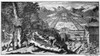 View Of Savannah, Georgia. /Nan Imaginative View Of Savannah, Georgia, But Showing Colonial Construction Methods In Accurate Detail. Line Engraving, English, 1733. Poster Print by Granger Collection - Item # VARGRC0075612