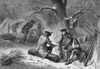 Valley Forge: Winter, 1777. /Namerican Troops At Valley Forge During The Winter Of 1777-78. Tinted Wood Engraving, 19Th Century. Poster Print by Granger Collection - Item # VARGRC0012212