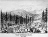 California: Donner Lake. /Ncamp At Donner Lake In Northern California As It Appeard In November 1848. Lithograph, American, C1880. Poster Print by Granger Collection - Item # VARGRC0175529