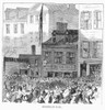 New York: Riot, 1871. /Npolice Seizing The Hibernian Hall During The Riot Sparked By Catholic And Protestant Tensions, New York, 12 July 1871. Contemporary Wood Engraving. Poster Print by Granger Collection - Item # VARGRC0097738