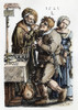 Van Leyden: Dentist. /Nthe Dentist-Surgeon With A Patient. Line Engraving By Lucas Van Leyden, 1523. Poster Print by Granger Collection - Item # VARGRC0165773