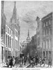 England: London, 1849. /N'Picturesque Sketches Of London. Lombard Street.' Wood Engraving, 1849. Poster Print by Granger Collection - Item # VARGRC0053689
