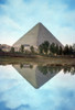 Egypt: Cheops Pyramid. /Nthe Great Pyramid Of Cheops At Giza, Egypt, Reflected In The Nile River Overflow. Undated Photograph. Poster Print by Granger Collection - Item # VARGRC0169924