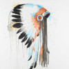 Indian War Bonnet Poster Print by Atelier B Art Studio - Item # VARPDXBEGMIS59