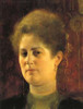 Portrait Of A Woman c. 1894 Poster Print by Gustav Klimt - Item # VARPDX373379