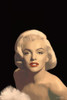 Classic Beauty In Black Poster Print by Chris Consani