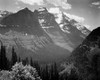 Snow Covered Mountains, Glacier National Park, Montana - National Parks and Monuments, 1941 Poster Print by Ansel Adams - Item # VARPDX460721