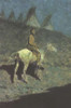 Indian In The Moonlight Poster Print by Frederic Remington - Item # VARPDX374101
