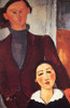 Jacues Lipchitz Andwife Poster Print by Amedeo Modigliani - Item # VARPDX373661